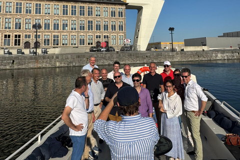 Antwerp: Private Harbor Cruise with Aperitif near the MAS XL Antwerp: Private Harbor Cruise with Aperitif near the MAS