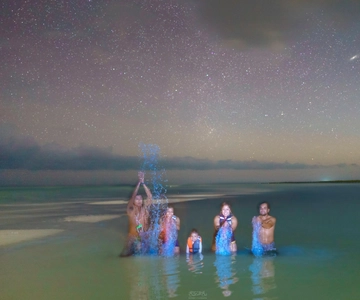 Holbox: bioluminescenza in kayak e osservazione siderale.