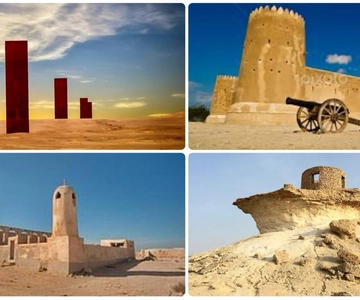Qatar: Tour combinato del Nord e dell'Ovest con prelievo di denaro