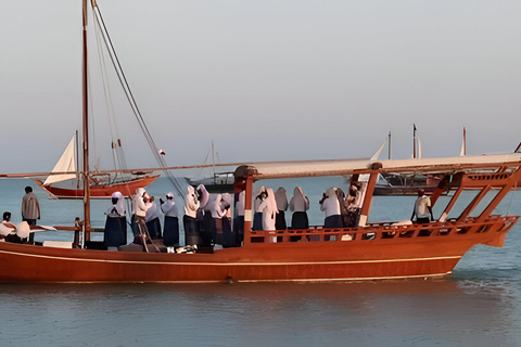 Doha from the Persian Sea: Dinner Cruise & Live BBQ onboard Dhow Cruise Tour without dinner from meeting point