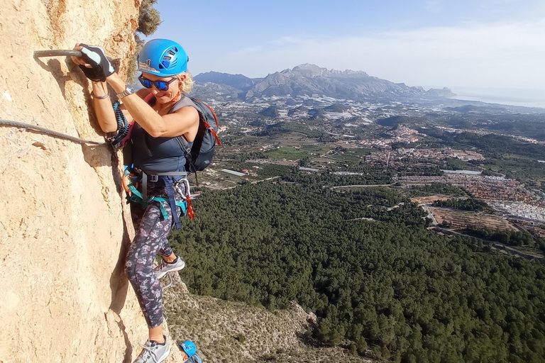 Benidorm: Klettersteig Ponoig, cerca de la Nucia