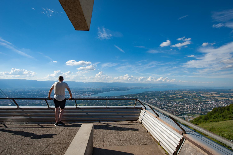 The beauty of Geneva seen from the Salève