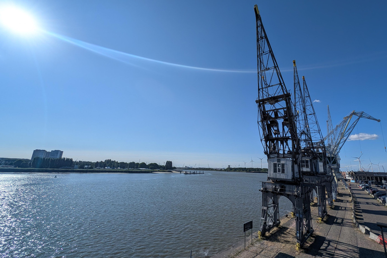 Antwerp: Private Guided City & Port Vespa tour