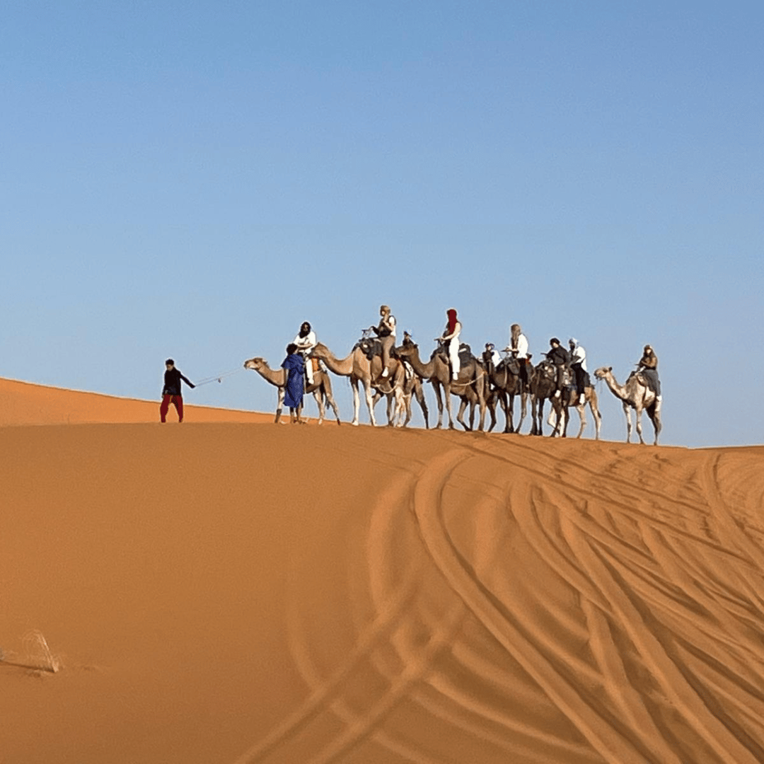 Depuis Fès : excursion de 3 jours via le désert de Merzouga et balade à dos de chameau
