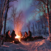 Abisko: Aurora Night & Swedish Glögg – Snowshoe Experience