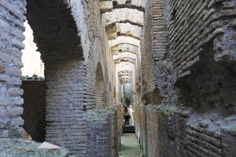 Rome: Colosseum Arena or Underground Tour, with Roman Forum Rome: Colosseum Underground Dungeons, Temples, & Tombs Tour