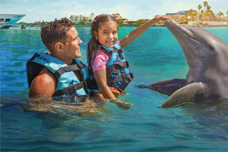 Cancun: dolfijnen en Garrafon Reef Park met buffet