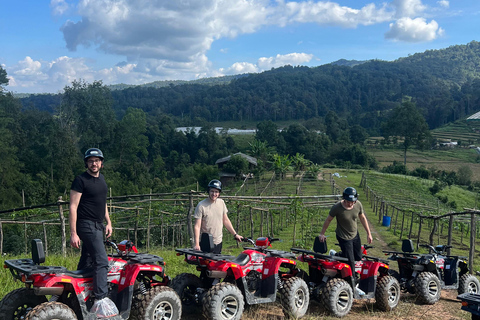 Chiang Mai: Ethische Elefantenauffangstation und ATV-Abenteuer2-stündiger ATV- und Schutzgebietsbesuch mit Mittagessen und Transfer