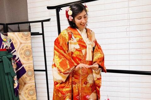Doświadczenie kimona i lekcja japońskiego gotowania w domu OsakaDoświadczenie kimona i japońska lekcja gotowania w domu Osaka
