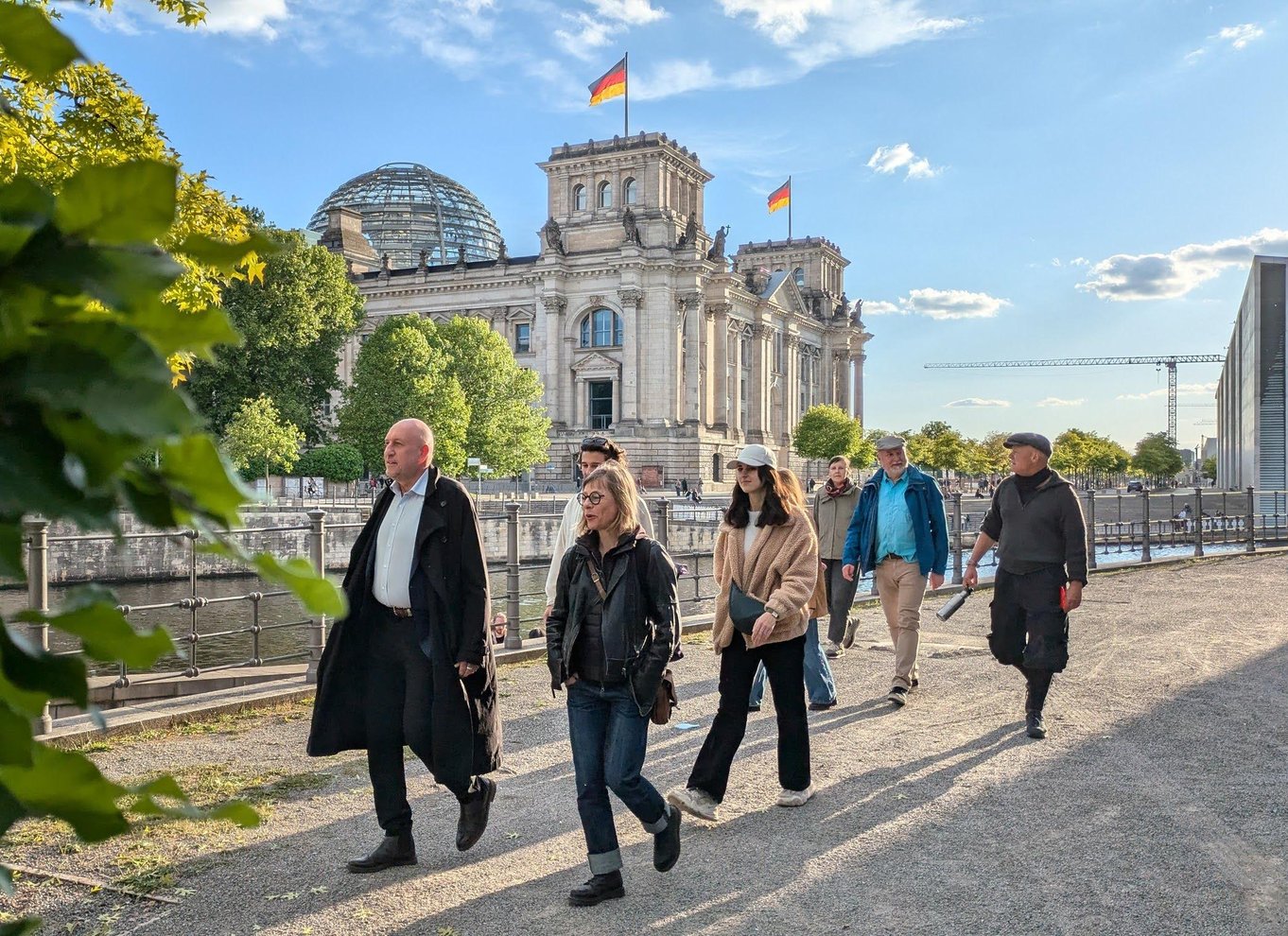 Berlin: Rundvisning i regeringskvarteret og besøg i Rigsdagskuppelen