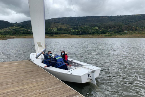 BOGOTA: Giornata in barca a vela a Guatavita, naviga ed esplora il lago artificiale di Tominé