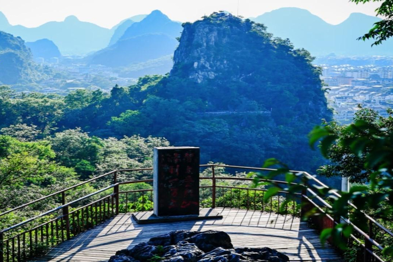 Guilin: Diecai Hill Scenic Area Entry Ticket(Optional Guide) Admission Ticket + pick up/drop off servie