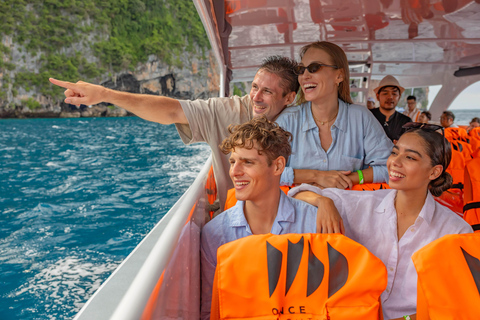 Phuket 5 Islands: Phi Phi & Bamboo+Snorkeling+After-Sun SPA Phi Phi & Khai Islands by Speedboat & Snorkeling