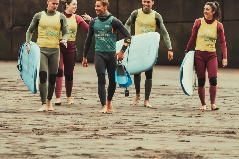 Madeira : Experiencia de surf para todosClase de surf en grupo semiprivado