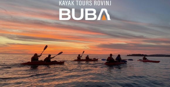 Rovinj: BUBA SUNSET KAYAK, Schnorcheln und Getränke inklusive
