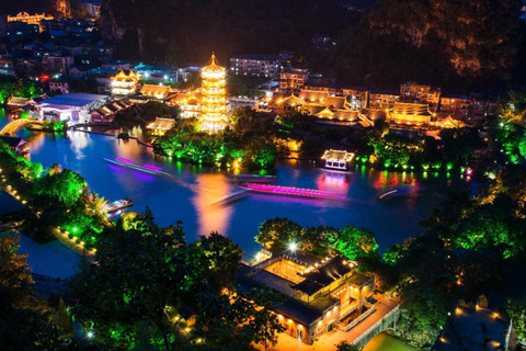 Guilin: Two Rivers and Four Lakes Day or Night Cruise Two Rivers and Four Lakes Night Cruise