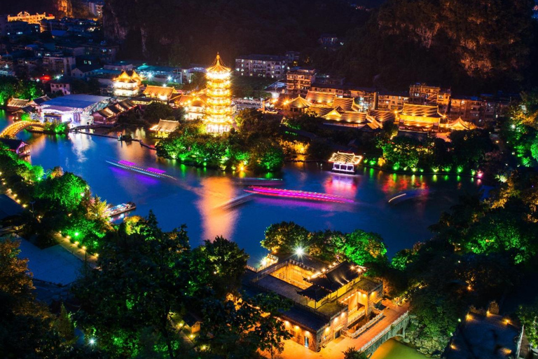 Guilin: Two Rivers and Four Lakes Day or Night Cruise Two Rivers and Four Lakes Night Cruise