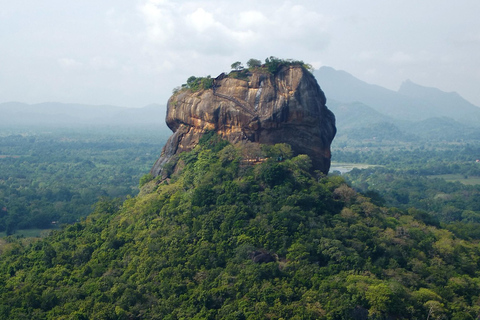 From Sigiriya: Sigiriya and Dambulla Day Tour Tour with mini van