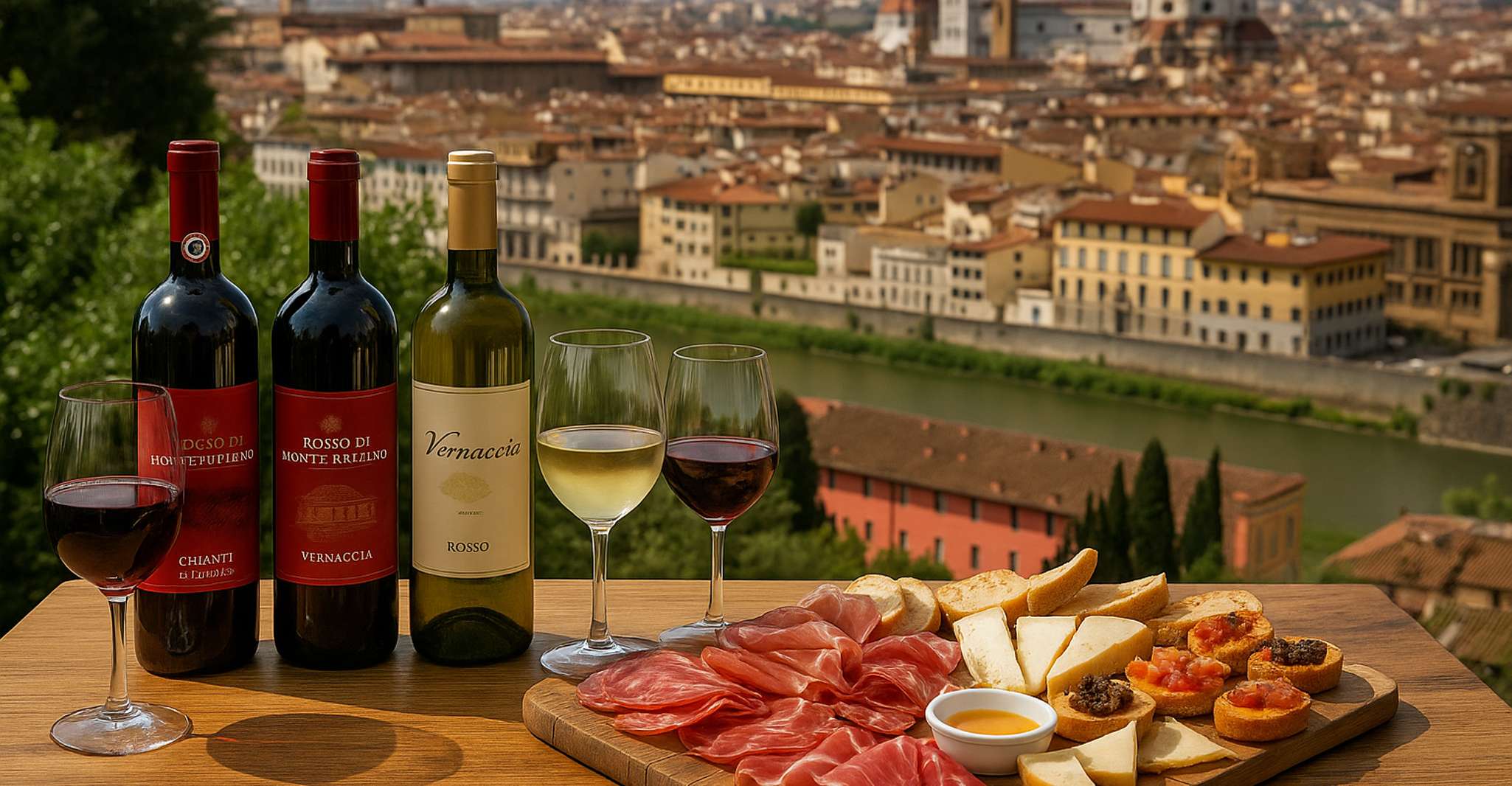 Wine Tasting sulle Colline Fiorentine in Golf Cart