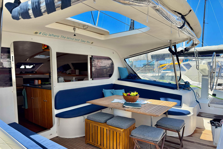 Shared Tour Catamaran Sailing: Vila Franca Islet & Beaches