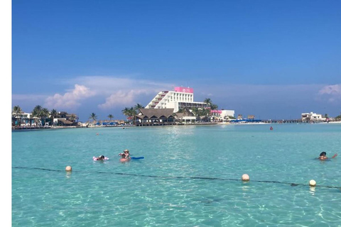 Isla Mujeres Premium Catamaran Tour with Hotel Pickup