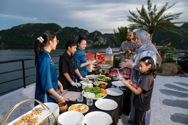 Halong & Lan Ha: 2D1N Celina of the Sea 6-Star Luxury Cruise Without Transfer Service