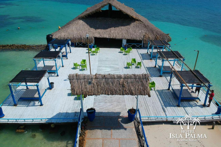 Coveñas: Spend a day on Isla Palma with a pool and beach in the archipelago!