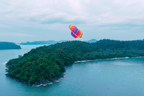 Soar Above Langkawi: Parasailing On Boat Parasailing On Boat SINGLE FLYER