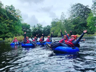 Llangollen: River Tubing im Dee-Tal