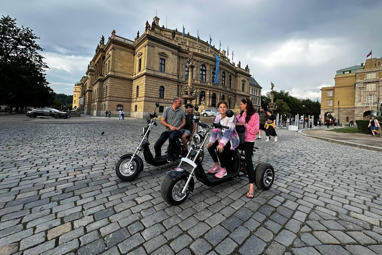 Prague: 2 hours FUN TRIKE tour in Prague with guide Prague: 2 hours FUN e-TRIKE tour with Guide