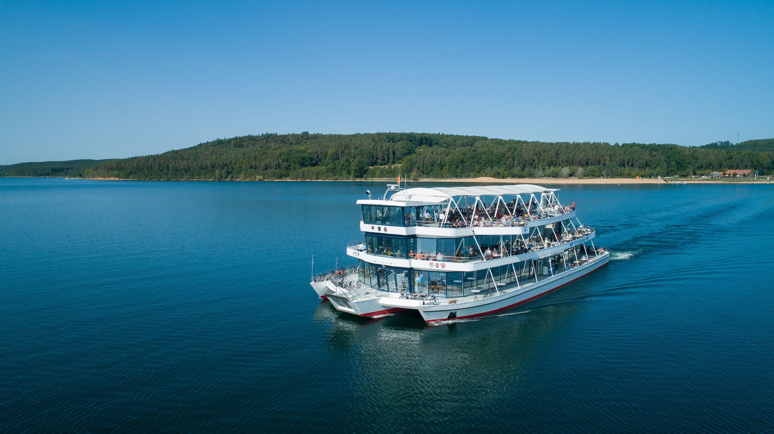 Brombachsee: Mini-Kreuzfahrt mit Frühstück auf dem Sonnendeck