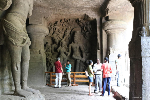 Mumbai: Tour delle grotte di Elephanta con gruppo di crociere