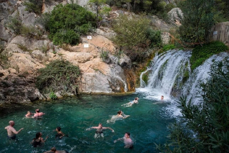 Von Alicante: Algar Waterfalls Tour mit Transfer