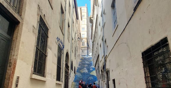 Erzählende Tour durch Croix-Rousse auf Französisch