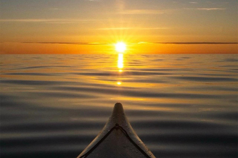 Muscat: Al Qurum Beach Sunset Kayaking Experience sunset kayak guided tour with snorkeling