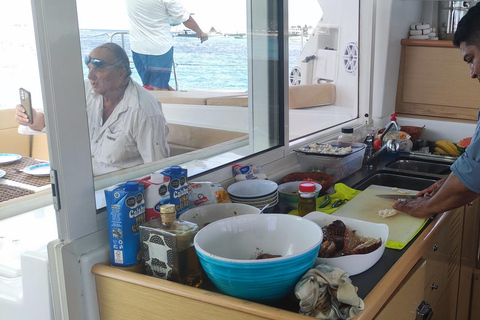 Cancun: Prywatny luksusowy katamaran do Isla Mujeres