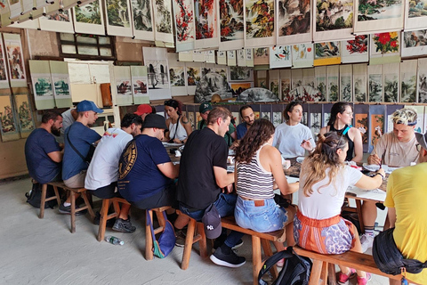Yangshuo: Peng Family Fan Painting Workshop in Fuli Fan Painting Workshop