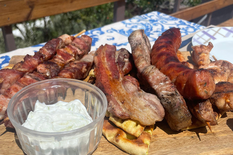 Heraklion: Grill o zachodzie słońca w gaju oliwnymHeraklion: Grill przy zachodzie słońca w gaju oliwnym