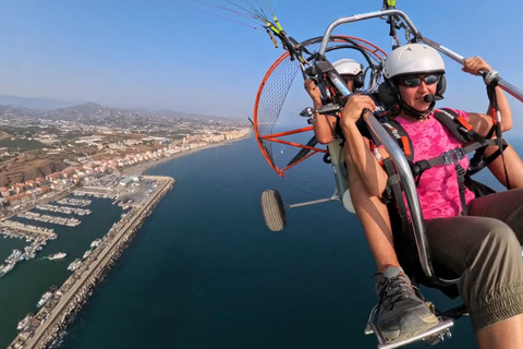 Paratrike flight in Malaga