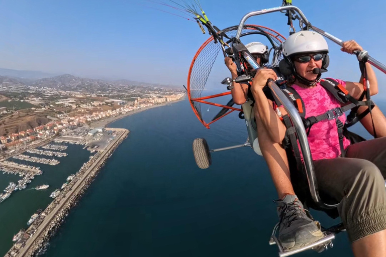 Paratrike flight in Malaga