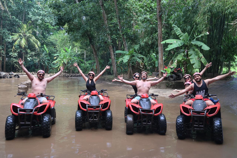 Ubud: Jungle ATV Adventure with Barong Cave & Rice Fields