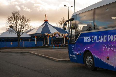 Paris: Disneyland® Tickets and Shuttle TransportMeeting Point Eiffel Tower - Departure at 8:30 AM - 1 Park