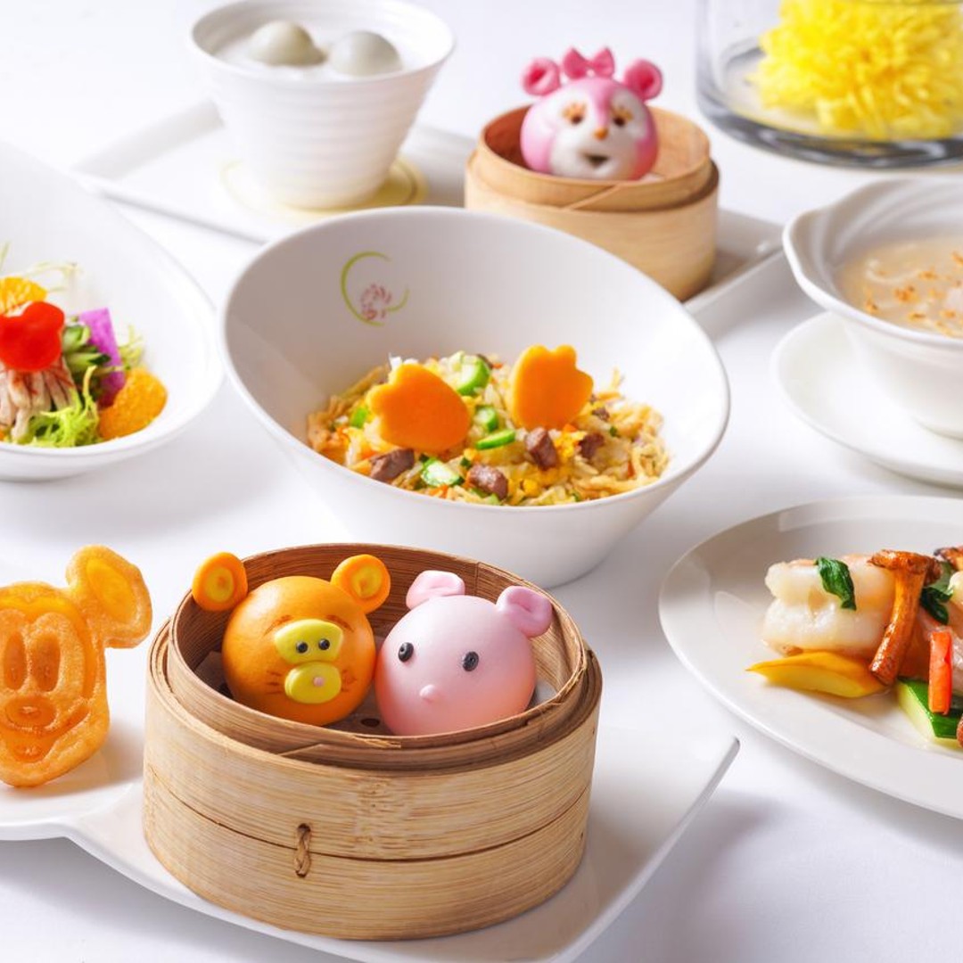 香港ディズニーランドホテルディズニー・フレンズ点心ランチセット