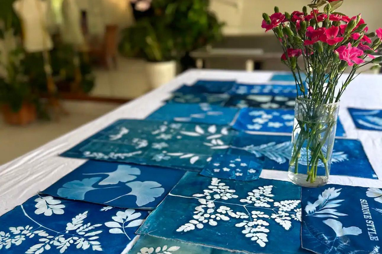 Botanical Printing and Water Marbling in Mexico City