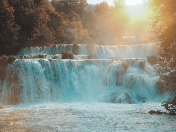 Tour di gruppo delle cascate del Parco Nazionale di Krka da Spalato