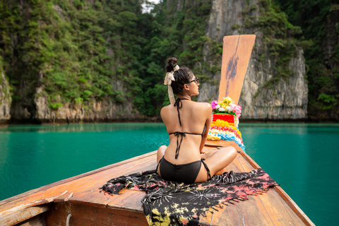 From Phi Phi: Full Day Longtail Tour Maya Bay & Snorkeling