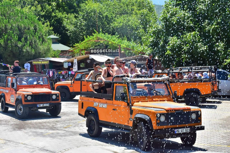 Fethiye: Defender Jeep Safari, Mud Bath, Canyon & Waterfalls