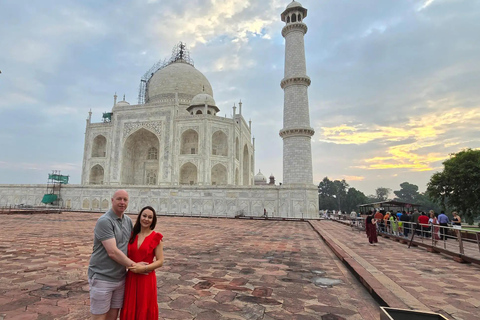 Agra : Taj Mahal & Agra Fort Tour with Elephant SOS & Lunch From Agra : Private Transport and Tour Guide
