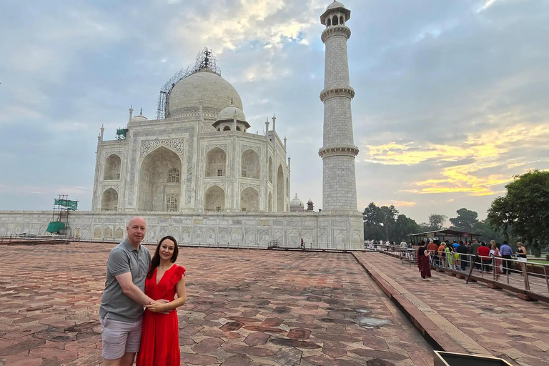 Agra : Taj Mahal & Agra Fort Tour with Elephant SOS & Lunch From Agra : Private Transport and Tour Guide