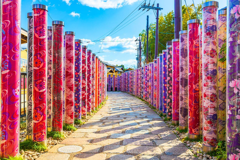 من أوساكا: جولة ليوم واحد في كيوتو ونارا وفوشيمي إناري وأراشياماTrip including Sagano Romantic Train